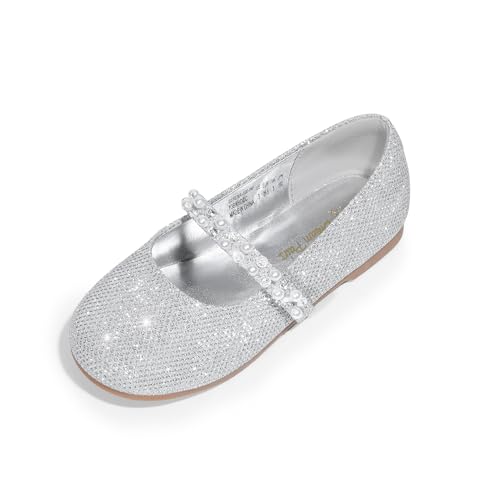 DREAM PAIRS Girls Mary Jane Dress Shoes Ballerina Flats for Wedding, Party (Toddler/Little Kid/Big Kid)