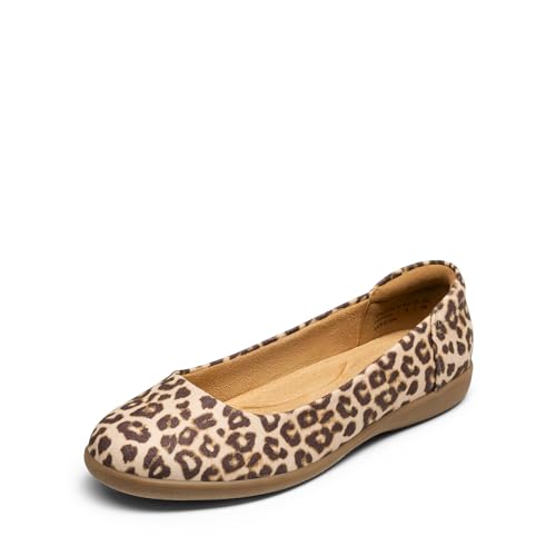 DREAM PAIRS Women’s Comfortable Ballet Dressy Work Flats, Round Toe Slip on Office Shoes